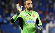 Pau Lopez during La Liga match between RCD Espanyol v Celta , in Barcelona, on September 1...