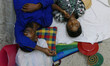 Rohingya patients wait for treatment at Coxs Bazar Hospital, Chittagong. September 21, 201...
