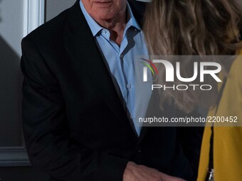 Harrison Ford atends the 'Blade Runner 2049' movie photocall at 'Villamagna Hotel' in Madrid on September 19, 2017 (