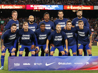 FC Barcelona team before the La Liga match between FC Barcelona v SC Eibar , in Barcelona, on September 19, 2017.  (