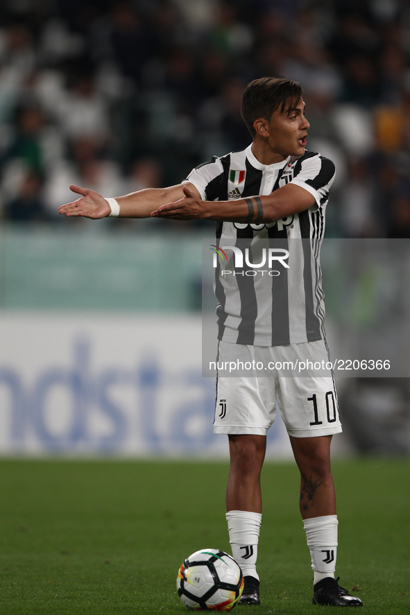 Juventus forward Paulo Dybala (10) during the Serie A football match n.5 JUVENTUS - FIORENTINA on 20/09/2017 at the Allianz Stadium in Turin...