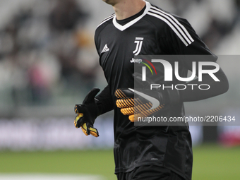 Wojciech Szczesny during Serie A match between Juventus v Fiorentina, in Turin, on September 20, 2017 (