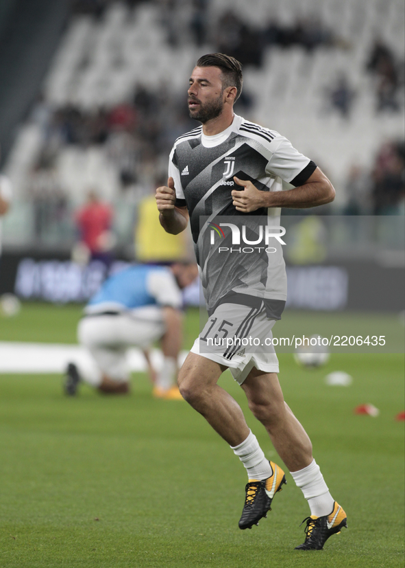 Andrea Barzagli during Serie A match between Juventus v Fiorentina, in Turin, on September 20, 2017 