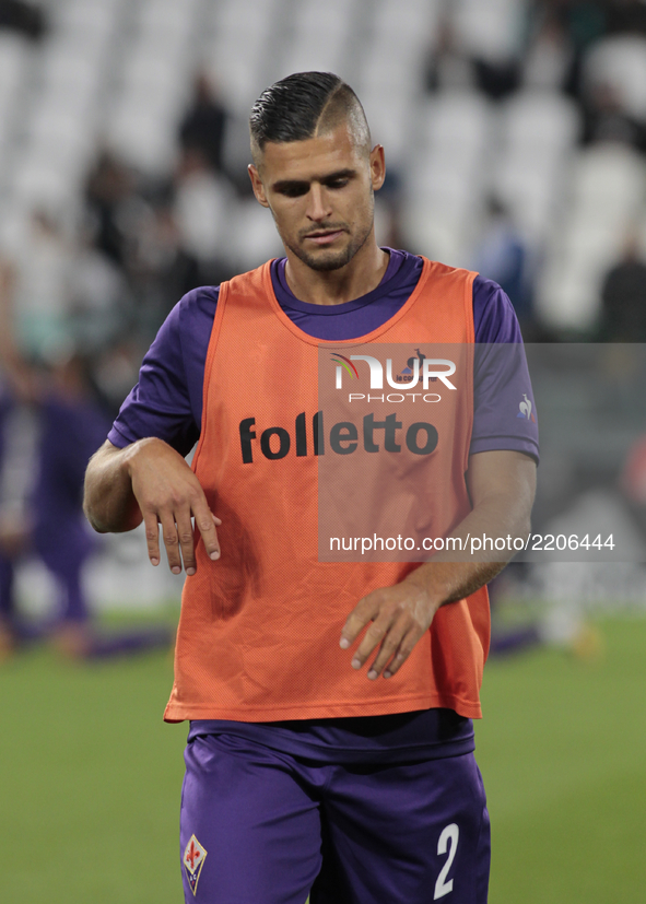 Vincent Laurini during Serie A match between Juventus v Fiorentina, in Turin, on September 20, 2017 