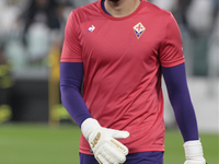 Bartlomiej Dragowski during Serie A match between Juventus v Fiorentina, in Turin, on September 20, 2017 (