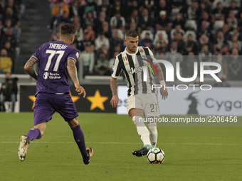 Stefano Sturaro during Serie A match between Juventus v Fiorentina, in Turin, on September 20, 2017 (