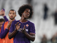 Fiorentina midfielder Carlos Sanchez (6) shows dejection after the Serie A football match n.5 JUVENTUS - FIORENTINA on 20/09/2017 at the All...