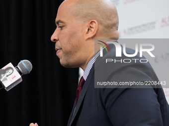 Senator Cory Booker (D-NJ), was a guest on Angela Rye's (political commentator on CNN and an NPR political analyst) podcast 'On 1 with A. Ry...