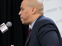 Senator Cory Booker (D-NJ), was a guest on Angela Rye's (political commentator on CNN and an NPR political analyst) podcast 'On 1 with A. Ry...
