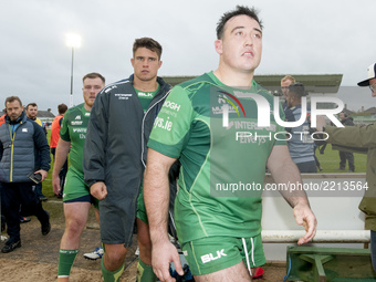 Denis Buckley of Connacht dejected during the Guinness PRO14 Conference A match between Connacht Rugby and Cardiff Blues at the Sportsground...