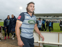 Josh Navidi of Cardiff celebrates after the Guinness PRO14 Conference A match between Connacht Rugby and Cardiff Blues at the Sportsground i...