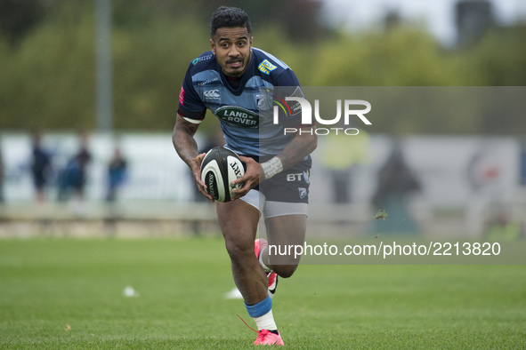 Rey Lee-Lo of Cardiff in action during the Guinness PRO14 Conference A match between Connacht Rugby and Cardiff Blues at the Sportsground in...