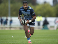 Rey Lee-Lo of Cardiff in action during the Guinness PRO14 Conference A match between Connacht Rugby and Cardiff Blues at the Sportsground in...