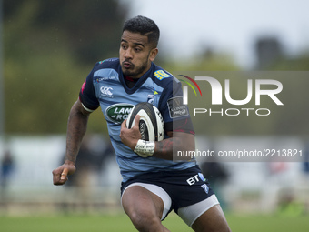 Rey Lee-Lo of Cardiff during the Guinness PRO14 Conference A match between Connacht Rugby and Cardiff Blues at the Sportsground in Galway, I...