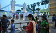 Indian Devotee visit the  Santosh Mitra Square Durga Puja Pandal ,This year  theam of LOND...