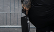 Guest attends the Rick Owens show as part of the Paris Fashion Week Womenswear Spring/Summ...