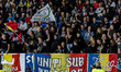 Romanian fans  during the World Cup qualifying campaign 2018 game between Romania and Kaza...