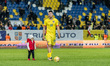Constantin Budescu #14 (Romania) and his child after the World Cup qualifying campaign 201...