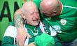 Republic of Ireland Fans celebrateduring FIFA World Cup group qualifier match between Wal...