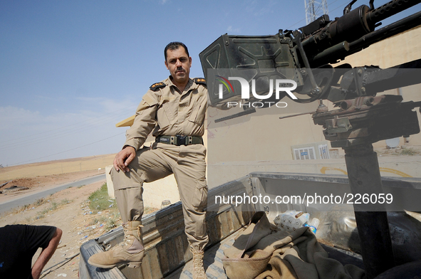 Peshmerga at a hilltop base in Al Wahid. The base is approximately 50 kilometres from Zakho in Northern Iraq. After many battles with the te...