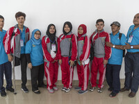  MR. ANDIK (second from right) as the athlete coach for disability in Banten, and Mrs. YOYOH (third from left) as chief of National Para Com...