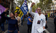 Nearly 3000 protesters took to the streets of Toulouse, France, on October 19th 2017 again...