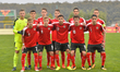 Austria's team before the European Under-17 Championship 2018, Qualifying Round soccer mat...