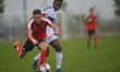 Austria's Marcel Monsberger vs Luxembourg's Georgy Bella Abega during European Under-17 Ch...