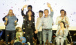 Argentine President Mauricio Macri during his speech after knowing the details of the vote...