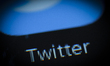 Part of the Twitter application is seen on an iPad on Ocotber 24, 2017. 