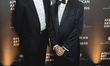 (L-R), Gus Casely-Hayford, the new director of the Smithsonian National Museum of African...