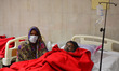 Mother of an indian victim  of NTPC boiler explode takes care, in civil hospital , Luckoww...