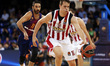 Dimitrios Agravanis during the match between FC Barcelona v Olympiakos B.C. corresponding...