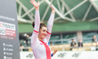 Justyna Kaczkowska (POL) during day 2 - afternoon session - of Track Cycling World Cup Pru...
