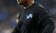 Detroit Lions head coach Jim Caldwell is seen on the sidelines during the first half of an...