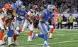 Detroit Lions wide receiver Golden Tate (15) runs the ball for a touchdown during the seco...