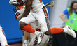 Cleveland Browns running back Matt Dayes (27) runs the ball during the second half of an N...