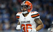 Cleveland Browns free safety Derron Smith (36) during the second half of an NFL football g...
