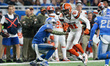 Cleveland Browns wide receiver Rashard Higgins (81) runs the ball during the first half of...