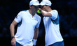 Jamie Murray (GBR) and Bruno Soares (BRA) against Bob Bryan (USA)and Mike Bryan (USA)duri...
