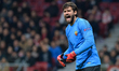  Alisson of AS Roma during the UEFA Champions League group C match between Atletico Madrid...