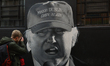 A new SubSet's mural of Donald Trump with 'Make Dublin Grey Again' inscription appears in...
