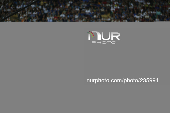 one action during the  match between Italy and Netherlands at San Nicola Stadium, Bari, Italy, on September 4, 2014. Photo by Loris Roselli/...