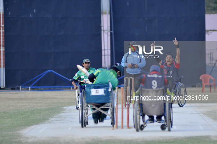 Nepalese Team won 1st International Wheelchair Cricket Tournament 2017