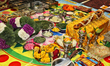 Offerings and puja items for the homa ceremony during the Theertham Thiruvizha Festival at...