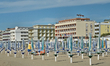 Caorle, Veneto, Italy . May 2014,  Early spring seazon at the Adriatic Sea beach in Caorle...