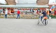 Caorle, Veneto, Italy . May 2014,  Saturday market day at the Caorle resort at the Adriati...