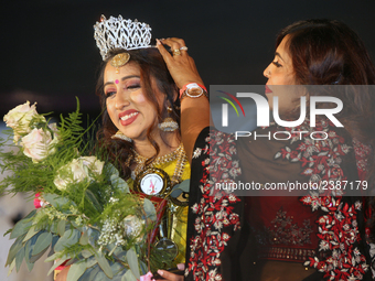 Anushalini Atputharasa was awarded 1st runner-up during the Miss Tamil Canada Queen of Angels 2017 beauty pageant held in Scarborough, Ontar... by Creative Touch Imaging Ltd/NurPhoto