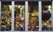 A view of the music instruments for sale in a shop in The Temple Bar, during the Christmas...