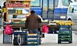 A street vendor sells fruits in the historic Ulus district of Ankara, Turkey on December 2...